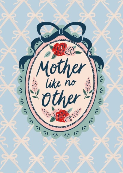 Pretty Mother's Day Card - Mother Like No Other created by Jessie Maeve Studio