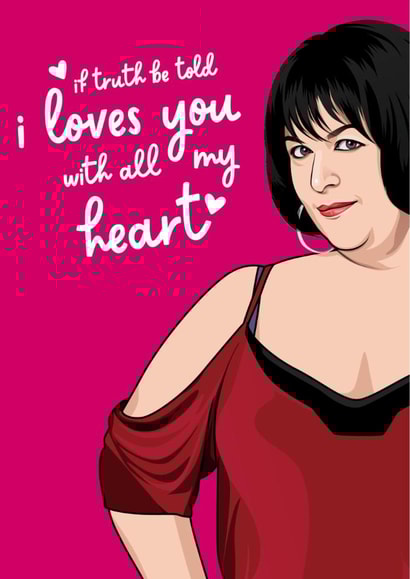 Fun Valentine's Day/Anniversary Card - Nessa - Gavin And Stacey created by All Things Banter