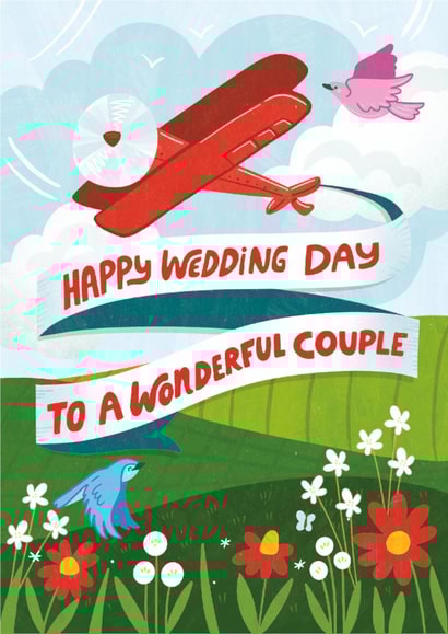 Cute Wedding Card - Wonderful Couple created by Ricicle Cards