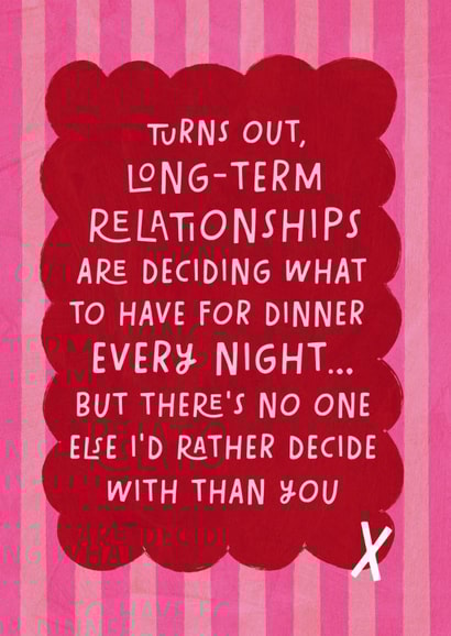 Funny Valentine's Day Card - Long Term Relationships created by Studio Mads