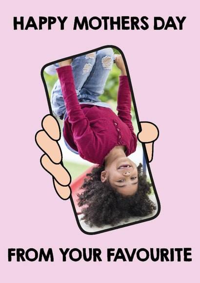 Funny Mother's Day Card - From Your Favourite created by Quinton cards