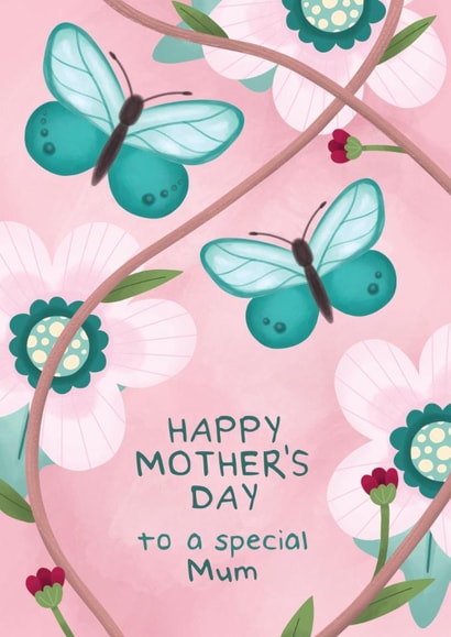 Pretty Mother's Day Card - Special Mum created by Bev O'Connor || @oconnordesign