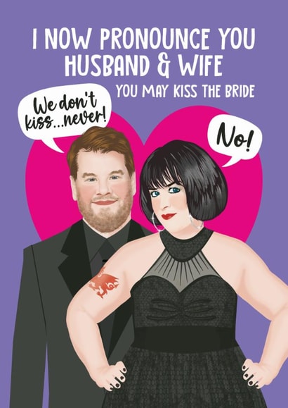 Funny Wedding Card - Gavin And Stacey - Never Kiss created by Atwood & Atwood