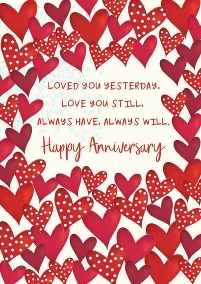 Traditional Anniversary Card - Always Have, Always Will created by The Boy and the Bear