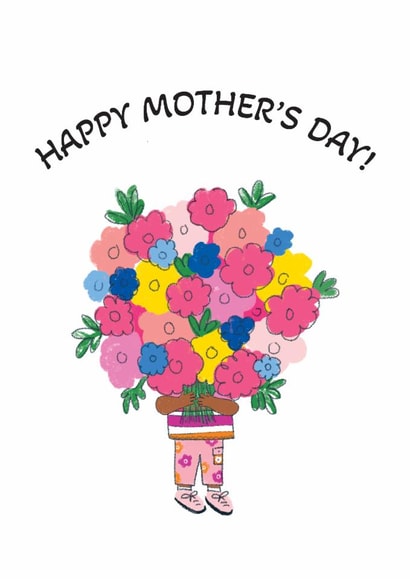 Cute Mother's Day Card - Flowers - Bouquet created by Paper Heart Designs
