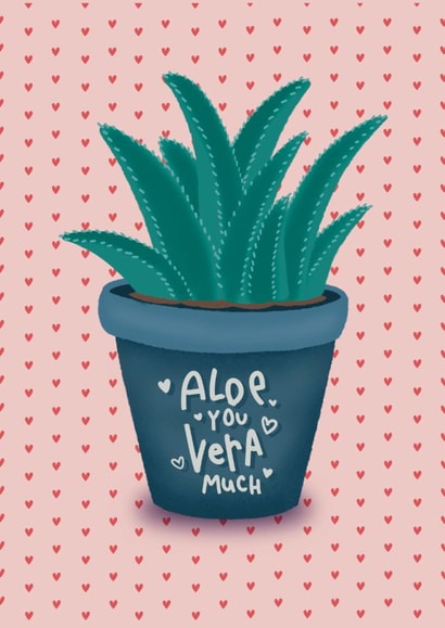 Aloe You Vera Much created by Isabelle Wood Art