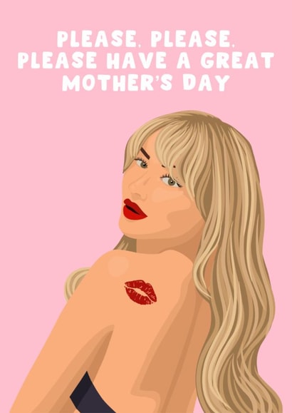 Fun Mother's Day Card - Please Have A Great Day - Sabrina Carpenter created by Pink Peach Cards