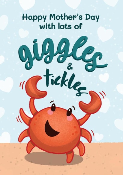 Cute Mother's Day Card - Giggles And Tickles created by Bev O'Connor || @oconnordesign