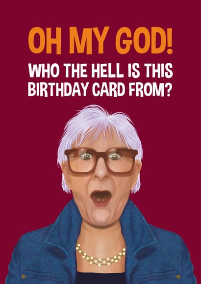 Funny Birthday Card - The Traitors - Linda created by Atwood & Atwood
