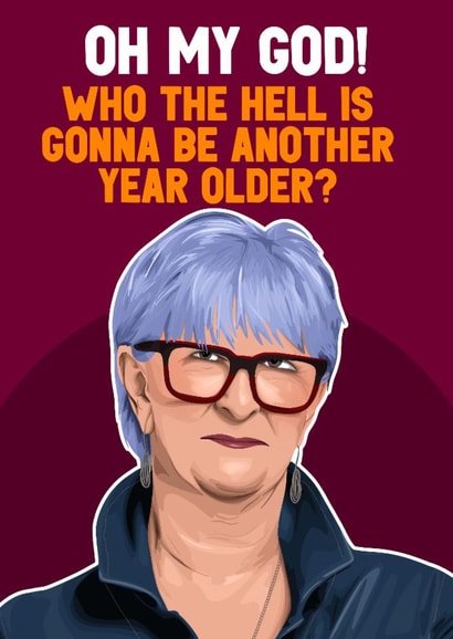Funny Birthday Card - The Traitors - Linda created by Pink + Pip