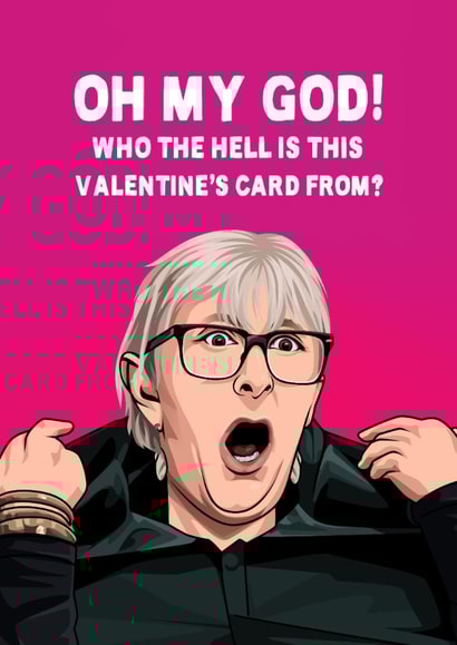Funny Valentine's Day Card - Linda - The Traitors created by All Things Banter