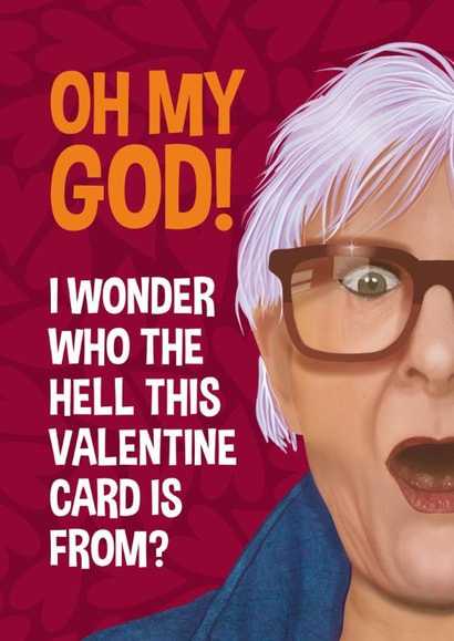 Funny Valentine's Day Card - The Traitors - Linda created by Atwood & Atwood