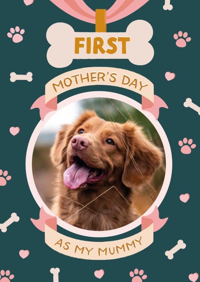 Cute Mother's Day Card - First Mother's Day - From The Dog created by The Pattern Press