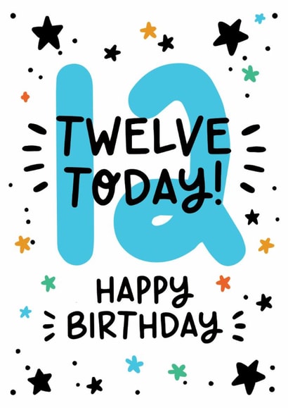 Classic Birthday Card - 12th created by Lyndsay Moon