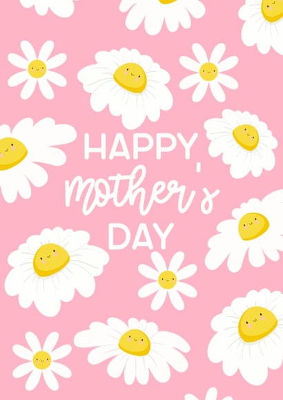 Cute Happy Mother’s Day with Kawaii Flowers created by Pri M