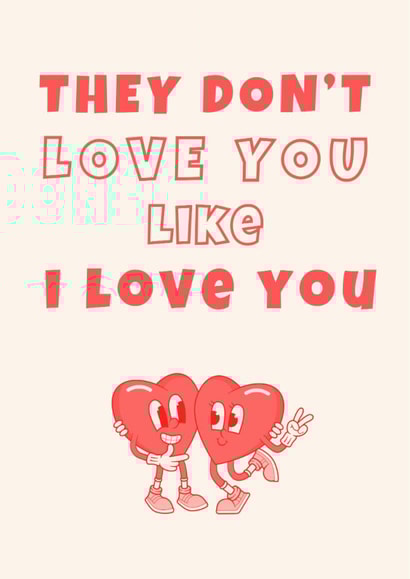 Yeah Yeah Yeahs - Maps - Indie Music Valentine's / Anniversary / Wedding Card created by Glow On Prints