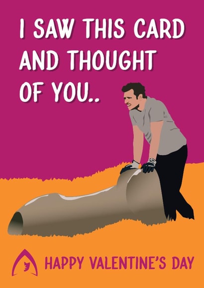 Funny Valentine's Day Card - The Traitors - Alexander created by Quinton cards