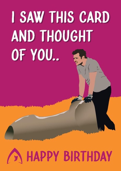 Funny Birthday Card - The Traitors - Alexander created by Quinton cards