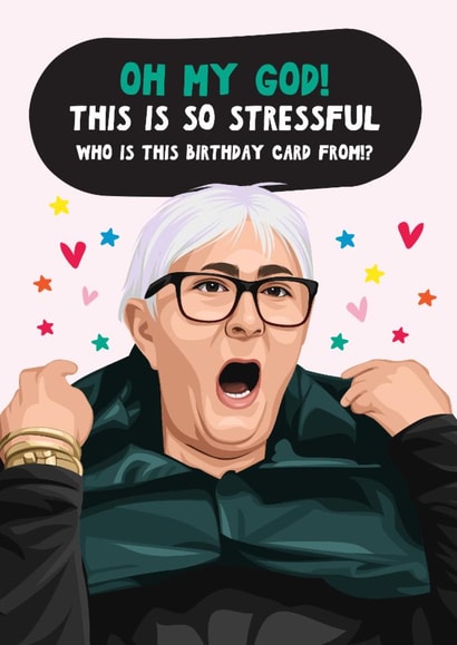 Funny Birthday Card - Linda - The Traitors created by Artsy Gift Co