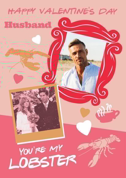 Personalised Friends-Inspired Valentine’s Day Photo Card for Husband created by Danilo