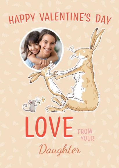 Personalised Guess How Much I Love You Valentine's Day Card from Daughter created by Danilo