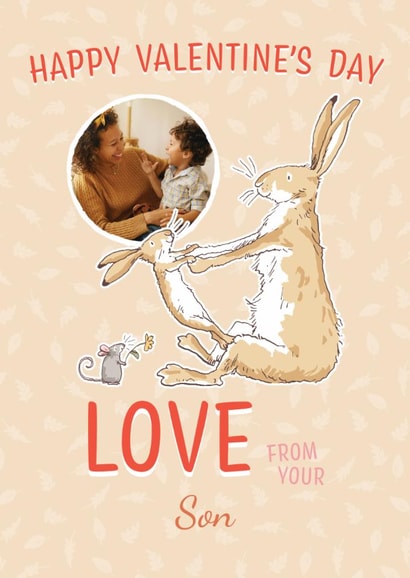 Personalised Guess How Much I Love You Valentine's Day Card from Son created by Danilo