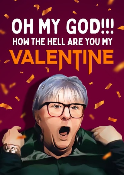 Funny Valentine's Day Card - Linda - The Traitors created by Mrs Best Paper Co.