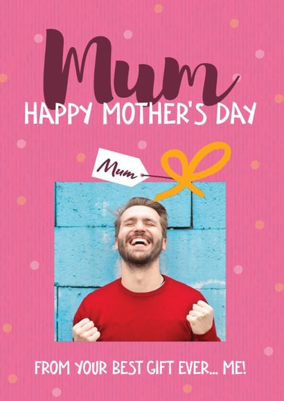 Funny Mother's Day Card - Best Gift Ever created by Bev O'Connor || @oconnordesign