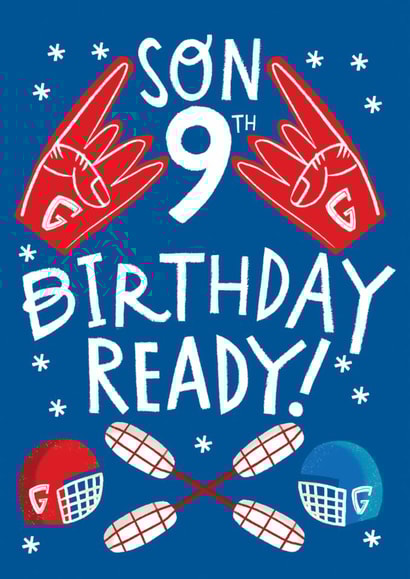 Cute Birthday Card - For Son - 9th - Gladiators created by @AimeeStevens.Design