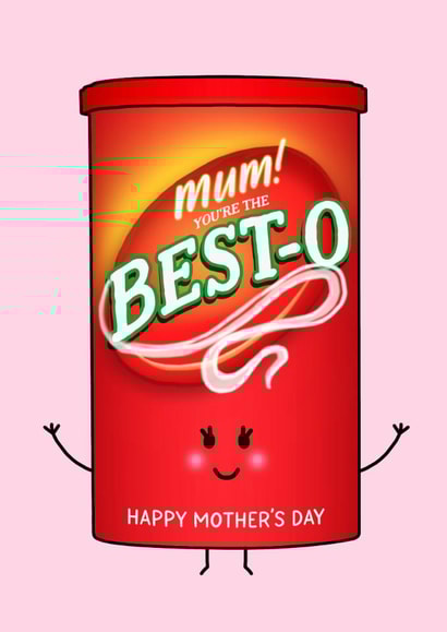 Cute Mother's Day Card - Best-O Gravy created by Of Life & Lemons Ltd.