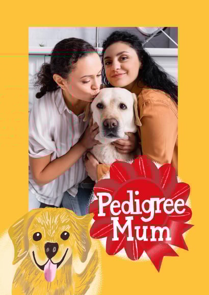 Cute Mother's Day Card - From The Dog - Pedigree Mum created by @AimeeStevens.Design