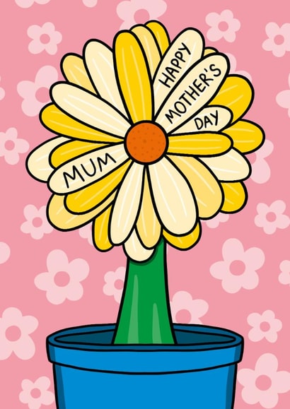 Cute Mother's Day Card - Flower Pot created by TeePee Creations