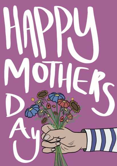 Happy Mothers Day | Bouquet of Flowers Card | Mothers Day Wild Flowers Card created by Childish Ramblings