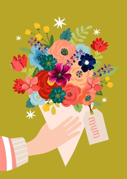 Classic Mother's Day Card - Floral Bouquet created by Original Fox Cards