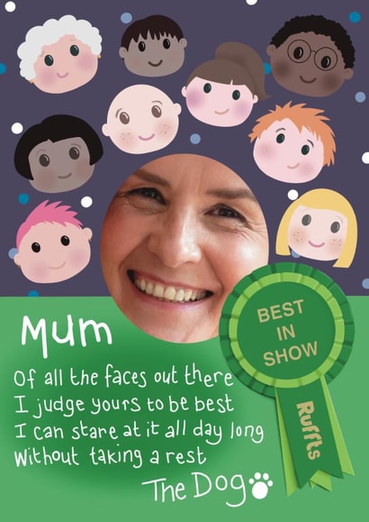Cute Mother's Day Card - Best In Show created by Presents Felt