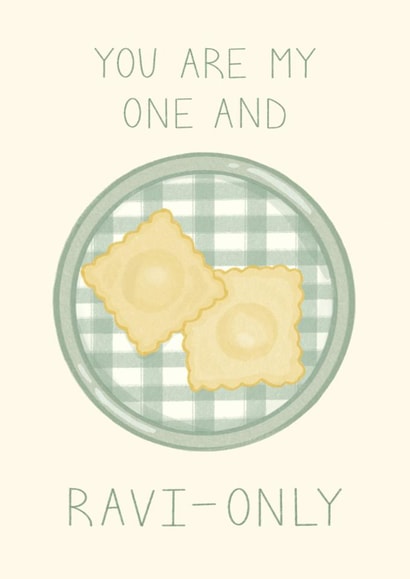 cute anniversary. valentines card, pun, one and only created by Mim’s cards