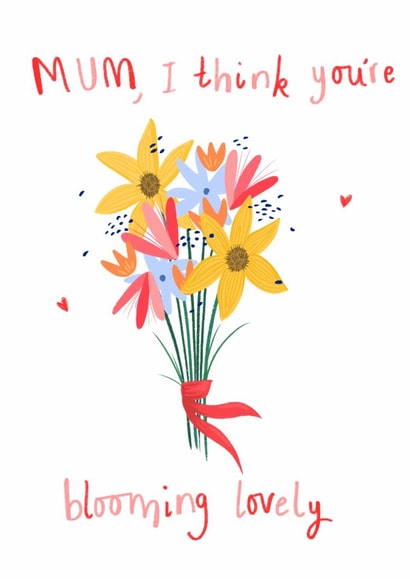 Classic Mother's Day Card - Blooming Lovely created by Leah Alefounder Illustrations