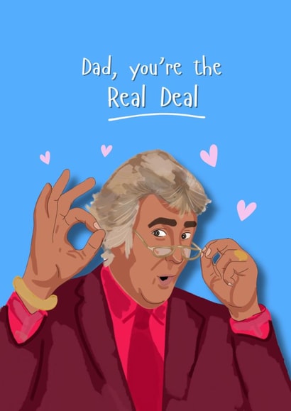 Punny Father's Day Card - Dickinson's Real Deal - Tv Show created by Original Fox Cards