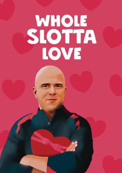 Funny Valentine's Day Card - Arne Slot - Liverpool FC created by Giddy Kipper