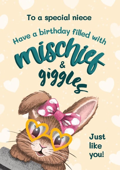 Cute Birthday Card - Special Niece created by Bev O'Connor || @oconnordesign