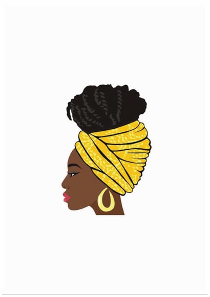 She’s a Queen – Afrocentric Card Celebrating Beauty & Strength created by All Shades