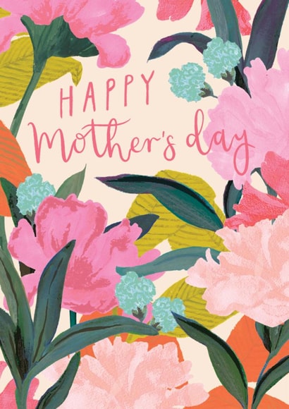Classic Mother's Day Card - For Mum - Pretty Florals created by Louise Tiler