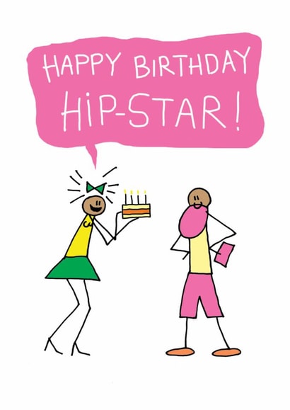 Hipster birthday created by Reason to Send