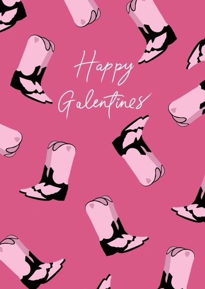 Cute Galentines Day Card - Girly Valentines Day Card for a Friend created by Amber Rose L Designs