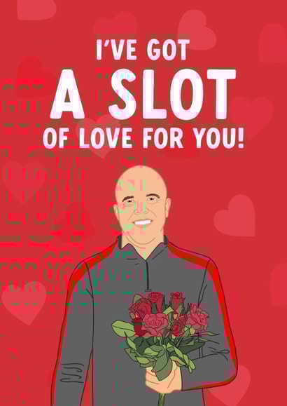 Funny Arne Slot Valentine's Day / Anniversary Card for Liverpool Football Fan created by The Cake Thief