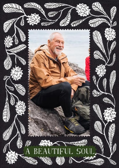 Classic Sympathy Card - A Beautiful Soul - Funeral created by Hadley Paper Goods Ltd