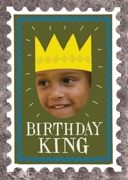 Classic Birthday Card - For Him - Birthday King created by Hadley Paper Goods Ltd