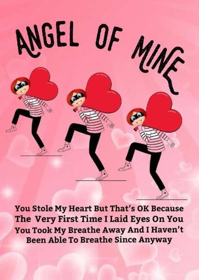 I Love You Angel created by Nigel Williams