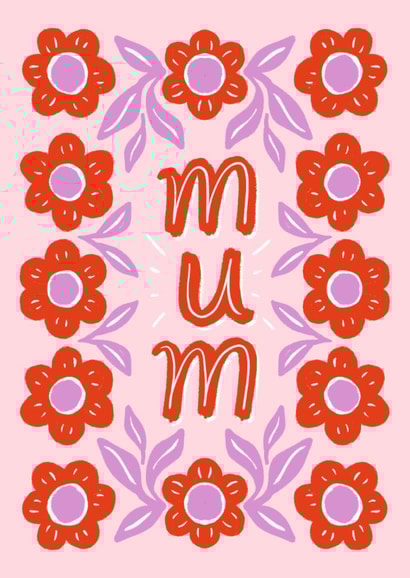 Pretty Mother's Day Card - Colourful Florals created by Cindy Reynolds