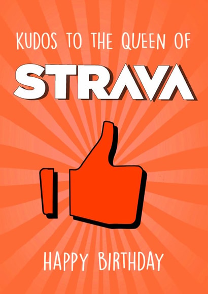 Fun Birthday Card - For Her - Strava | thortful